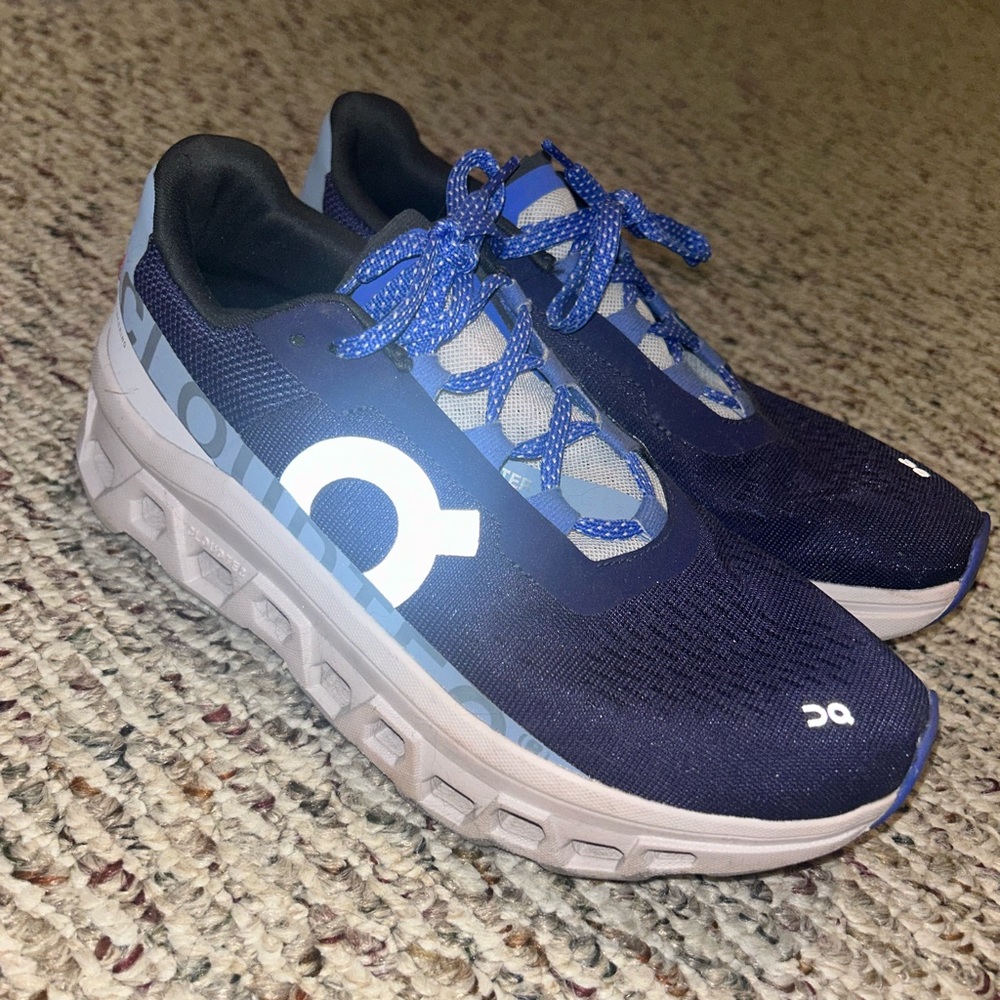 Navy On Cloudmonster Women’s running shoes
